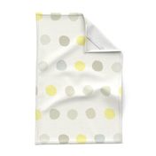 dots- spaced yellow gray