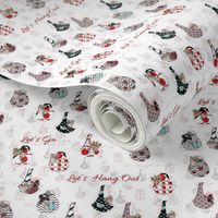 All in the bag - matching fabric - Winter Snow Match