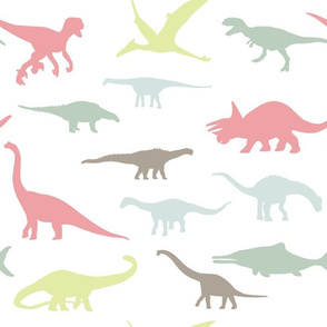  Colorful cute dinosauruses