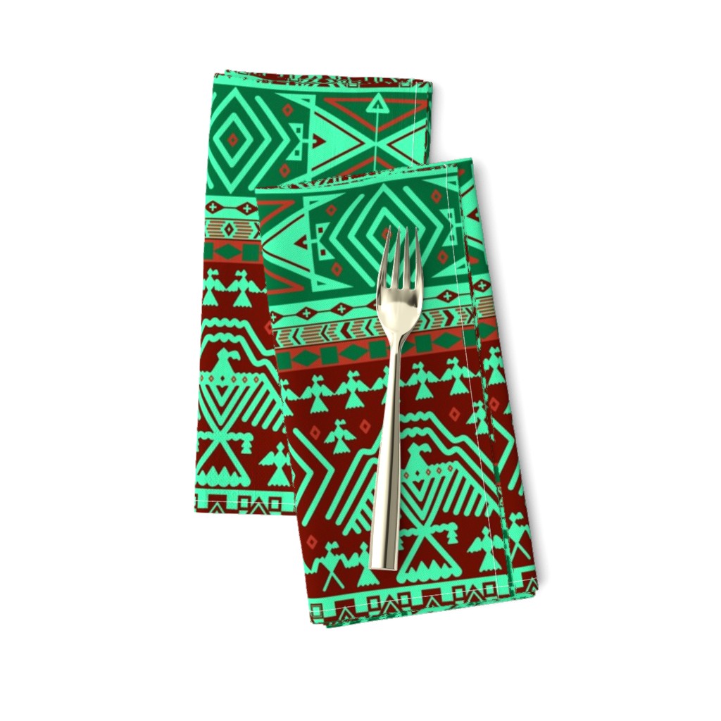 Green tribal design