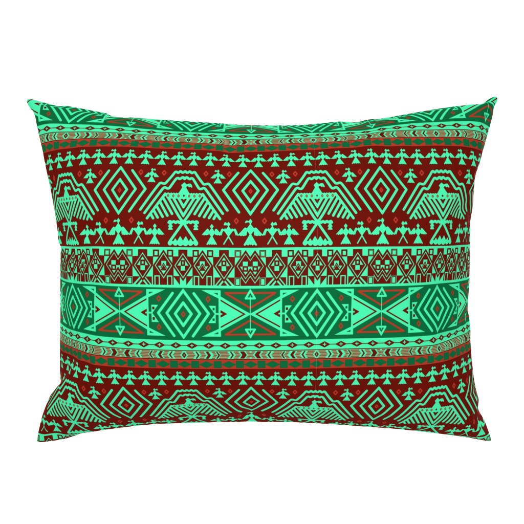 Green tribal design