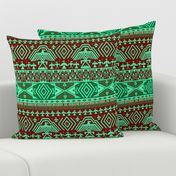 Green tribal design