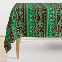 Green tribal design