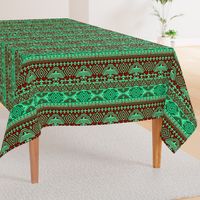 Green tribal design