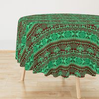 Green tribal design