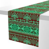 Green tribal design