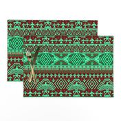 Green tribal design