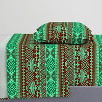 Green tribal design