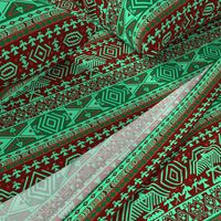 Green tribal design