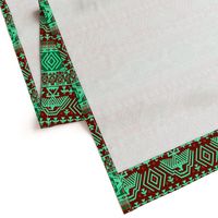 Green tribal design