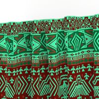 Green tribal design