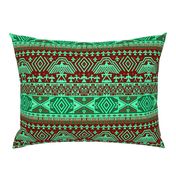 Green tribal design