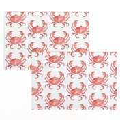 1f Crab Red Nautical Beach Animal