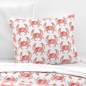 1f Crab Red Nautical Beach Animal