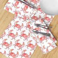 1f Crab Red Nautical Beach Animal