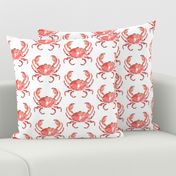 1f Crab Red Nautical Beach Animal