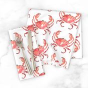 1f Crab Red Nautical Beach Animal