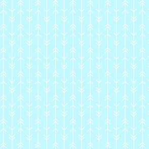 Arrow Lines on Light Blue