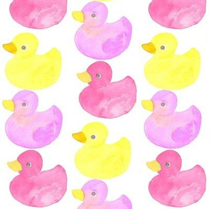 rubber ducky pink