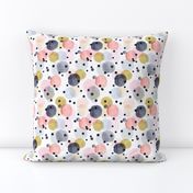 Confetti dots - pink, navy, gold