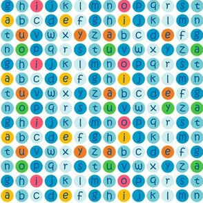 Alphabet dots