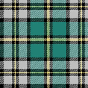 Cape Breton tartan, 6" teal