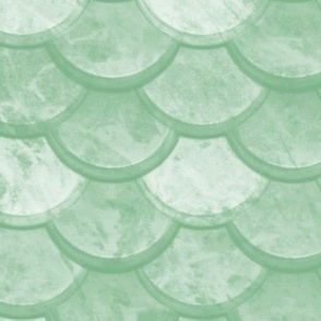 Watercolor Marble Scales ~ Jade