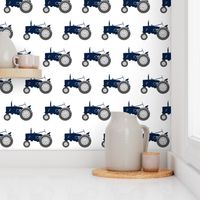 tractors - navy and dusty blue farm collection