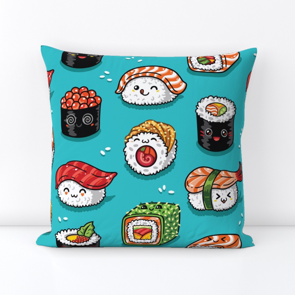 Cute kawaii sushi