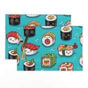 Cute kawaii sushi