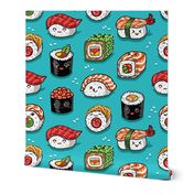 Cute kawaii sushi