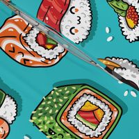 Cute kawaii sushi