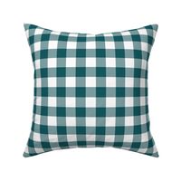 1" Shaded Spruce Gingham