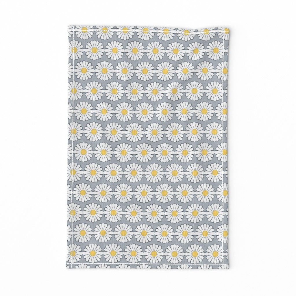 Summer Daisy Chain Yellow,gray,white