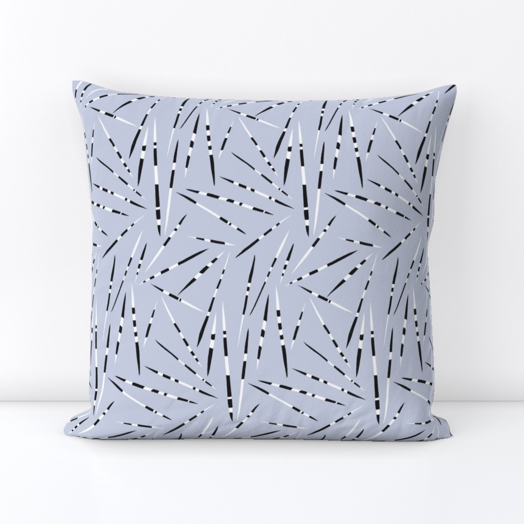 Porcupine Quills - African Print - Grey