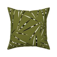 Jumbo Porcupine Quills - African Print - Forest
