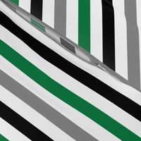 green and black  farm collection coordinate stripes