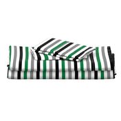 green and black  farm collection coordinate stripes