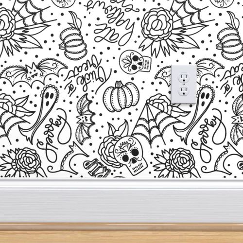 Download Halloween Coloring Book Spoonflower