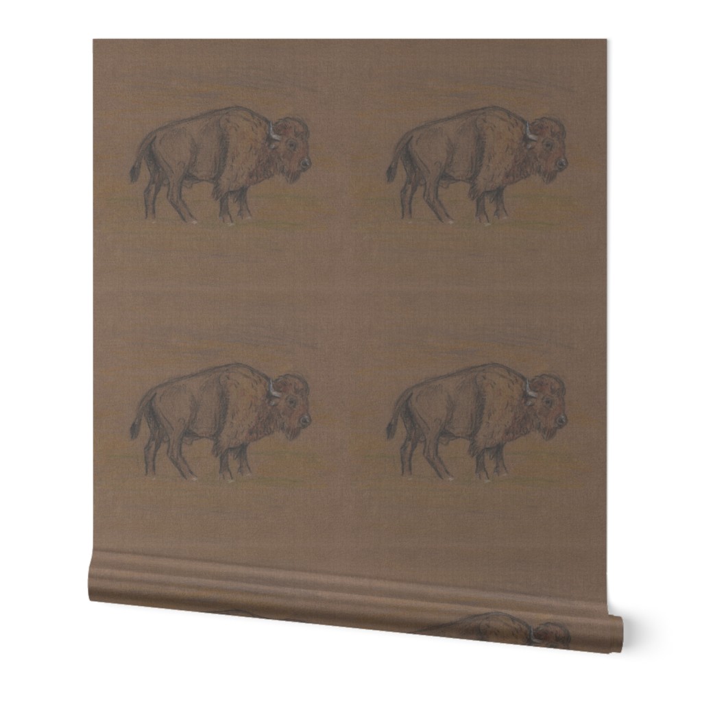Bison Buffalo for Pillows