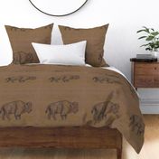 Bison Buffalo for Pillows