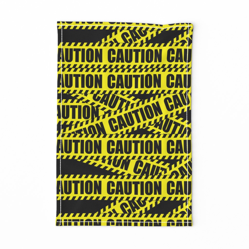 2 caution barricade construction notice warning danger hazard barrier police firefighter tape diagonal stripes life sized pop art novelty 