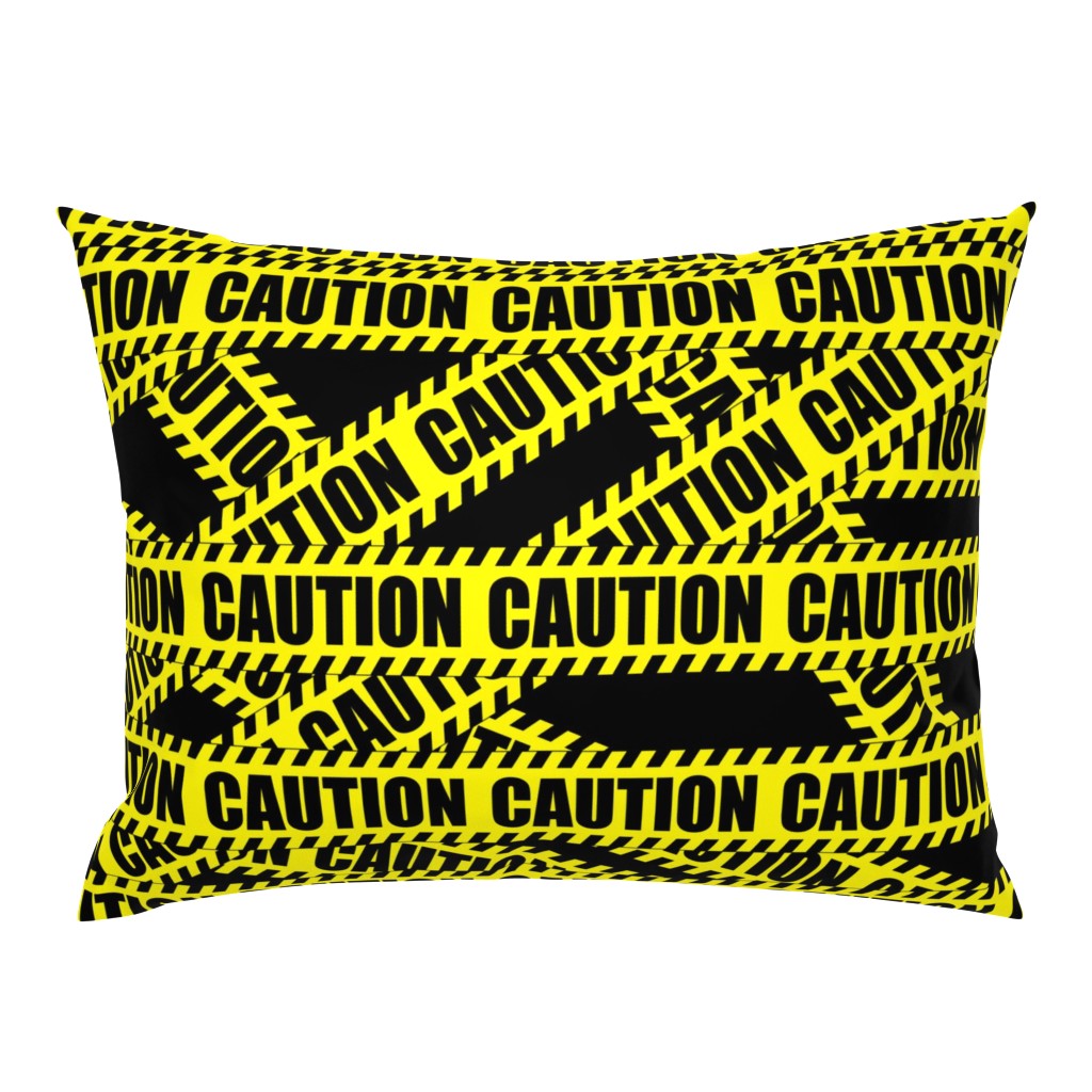 2 caution barricade construction notice warning danger hazard barrier police firefighter tape diagonal stripes life sized pop art novelty 