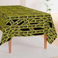 2 caution barricade construction notice warning danger hazard barrier police firefighter tape diagonal stripes life sized pop art novelty 