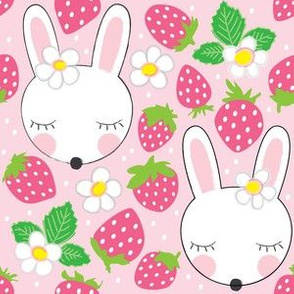 bunny-and strawberries