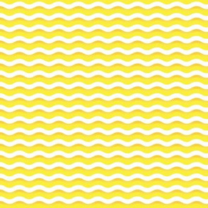 Yellow and white waves