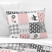 farm life wholecloth - woodgrain - pink and grey farm fabrics (90)