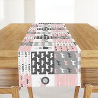 farm life wholecloth - woodgrain - pink and grey farm fabrics (90)