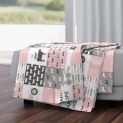 farm life wholecloth - woodgrain - pink and grey farm fabrics (90)