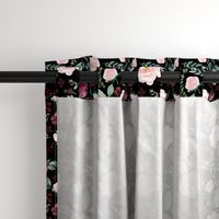 8" Wild at Heart Florals / Black